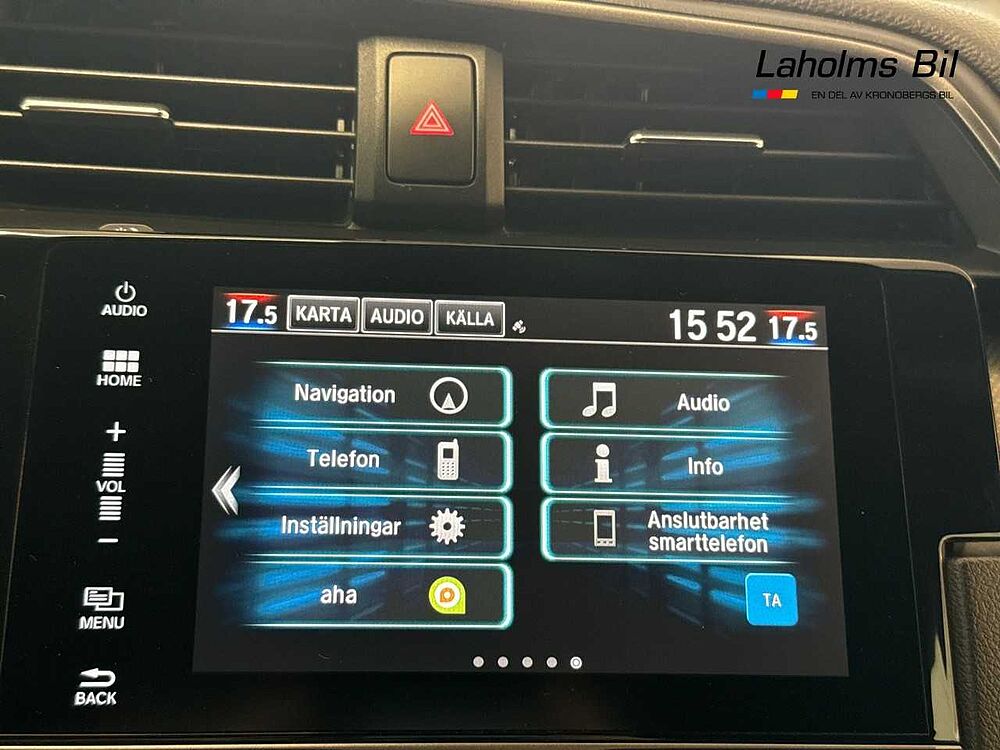 Honda Civic 1,0t 129hk Elegance Navi Manuell